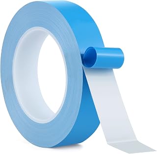 Thermal Adhesive Tape,Gdrtwwh Double Sided Thermally Conductive Tape Apply to Heatsinks LED Strips IC Chip CPU Board and All Cooling Devices(25mm*25m*0.2mm)