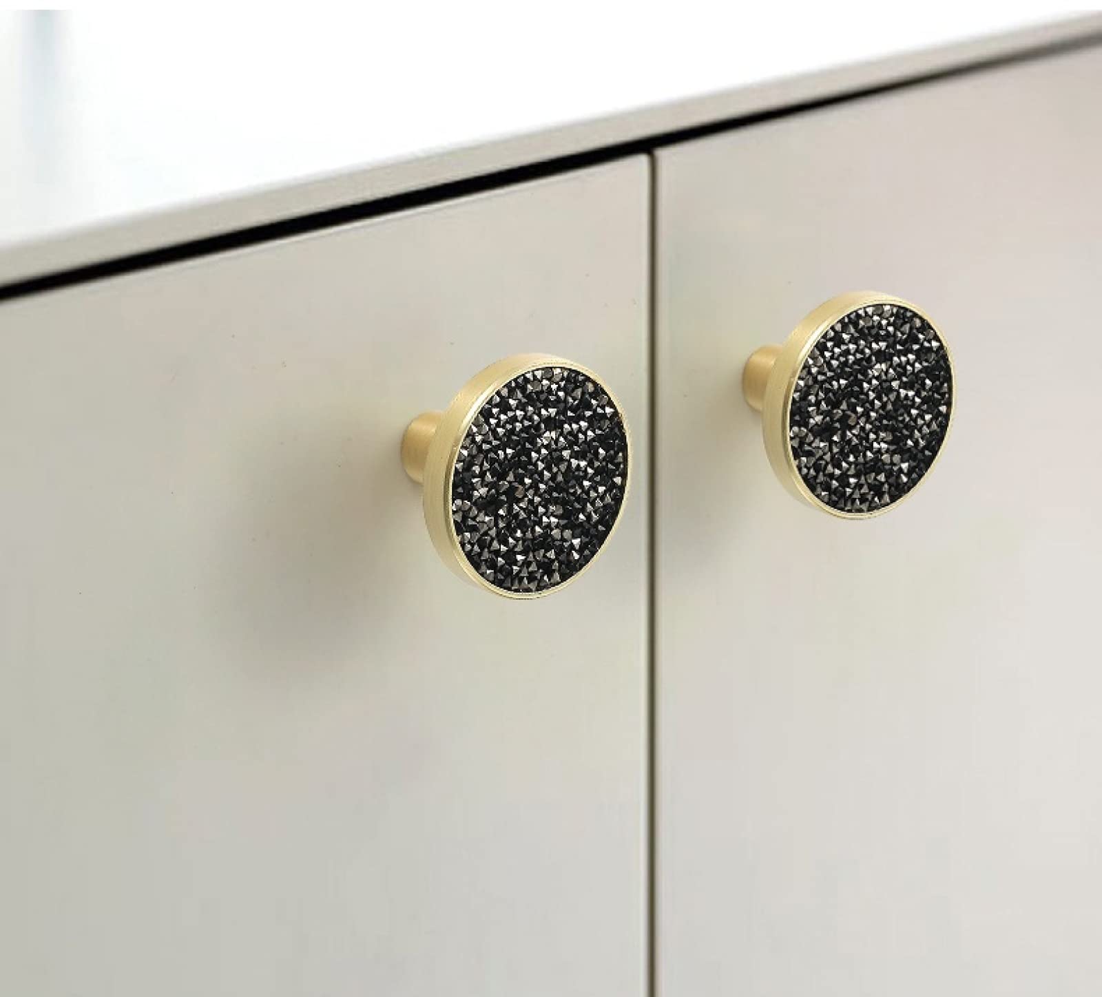 PILYON Kitchen Cabinet Handle 6 Pack Glitter Wardrobe Cabinet Drawer Handle Cabinet Door Knob, Round Blue Black - Amazon.com PILYON Kitchen Cabinet Handle 6 Pack Glitter Wardrobe Cabinet Drawer Handle Cabinet Door Knob, Round Blue Black - Amazon.com