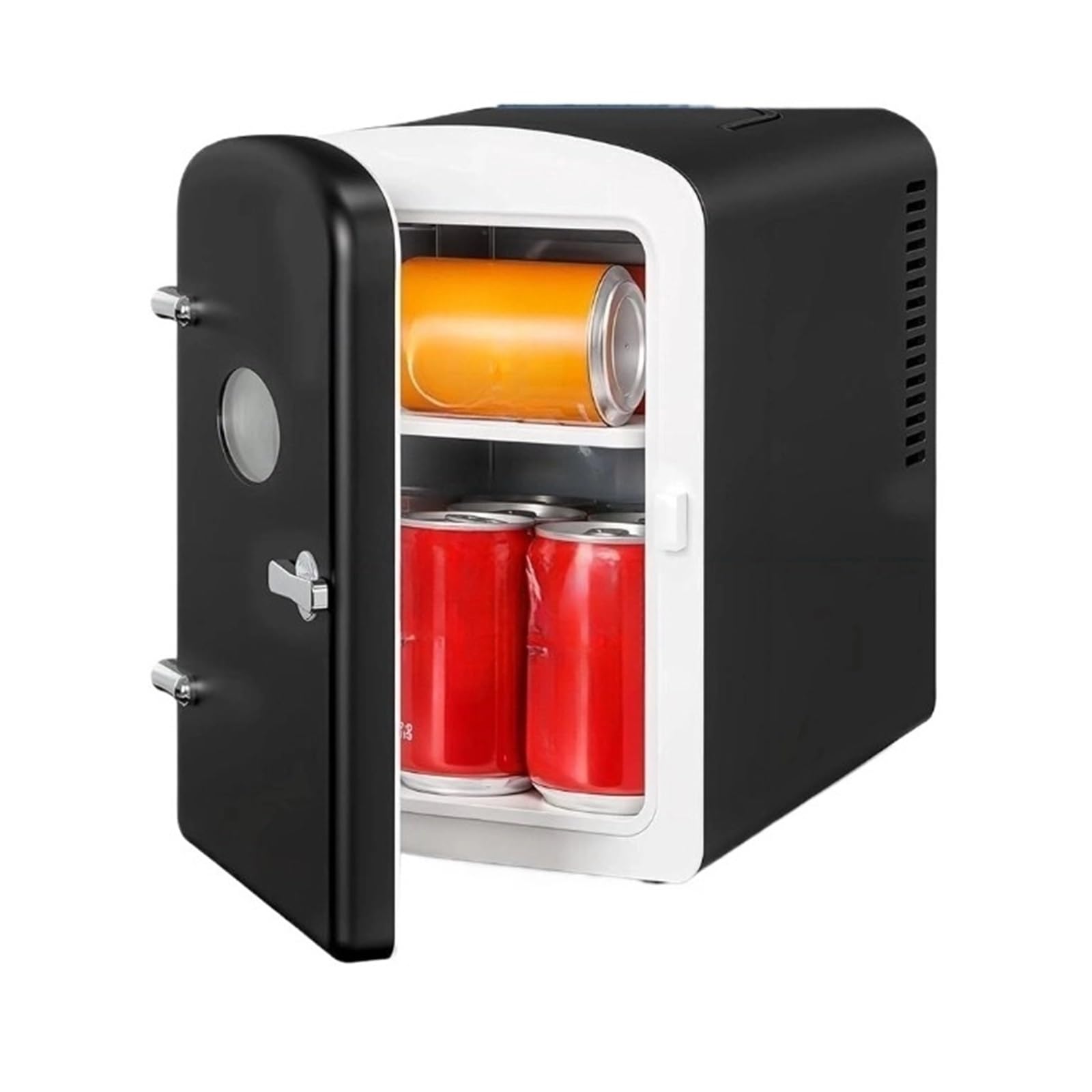 Mini refrigerador portátil de 6L, refrigerador Compacto, ecológico, Funcionamiento silencioso, Ventana de observación multifunción, Ideal para