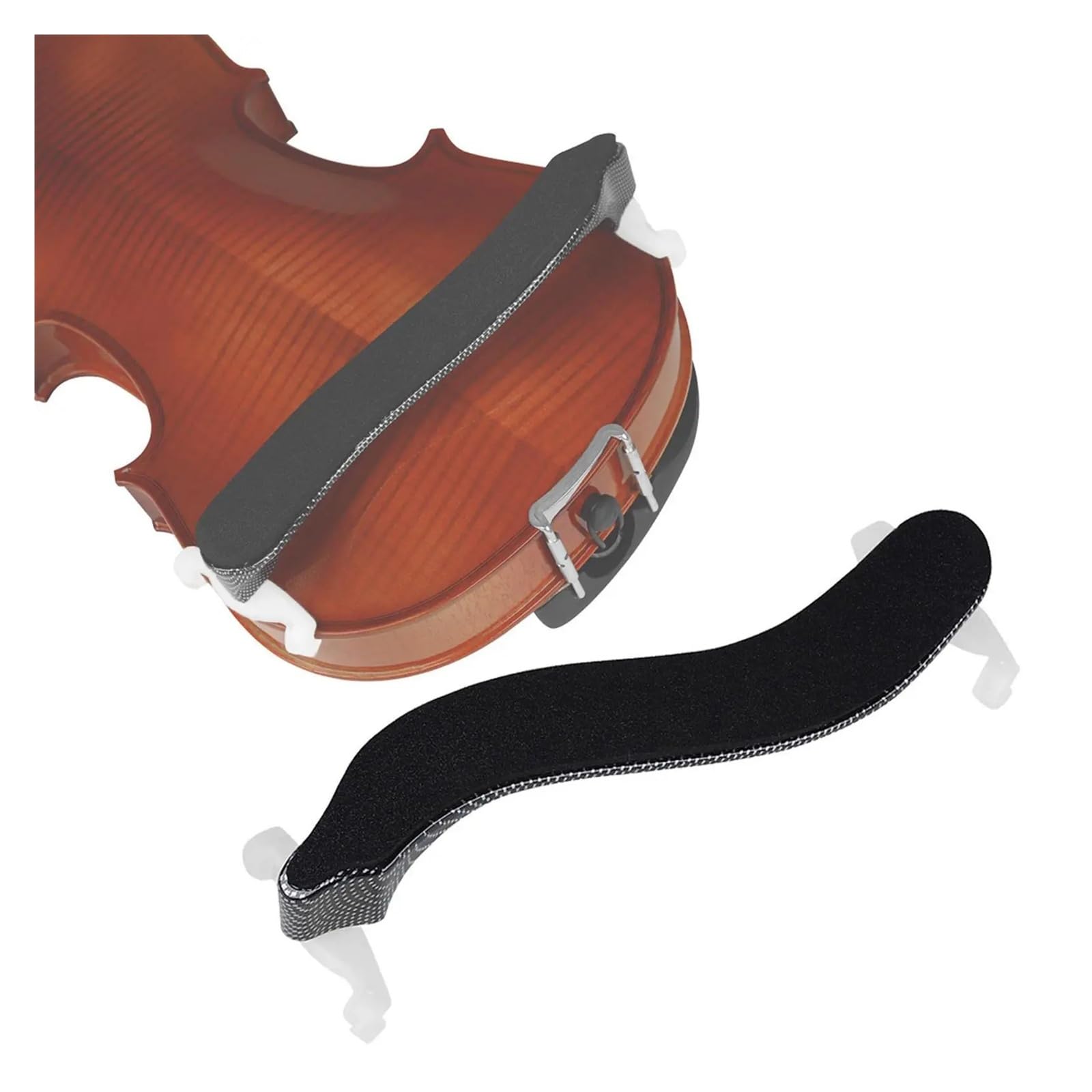 Coussin d'épaule de violon souple réglable, coussin de repos for violon, accessoires de Support ergonomiques for la pratique des étudiants 4/4 3/4