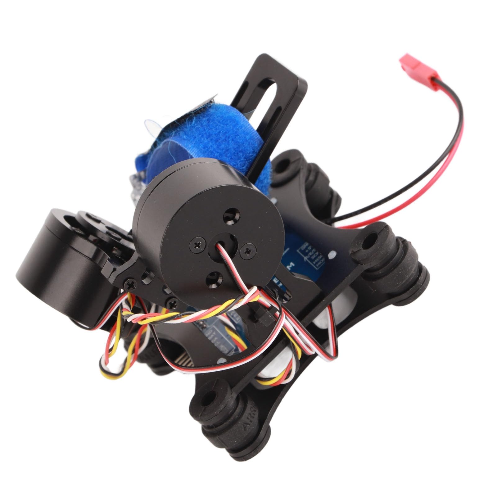 Tbest Bezszczotkowy do Drona z kamerą 3 3+ 4 Stabilizator ze Stopu Aluminium CNC z gumową kulką amortyzującą, Wersja 12 V RTF (BLACK)