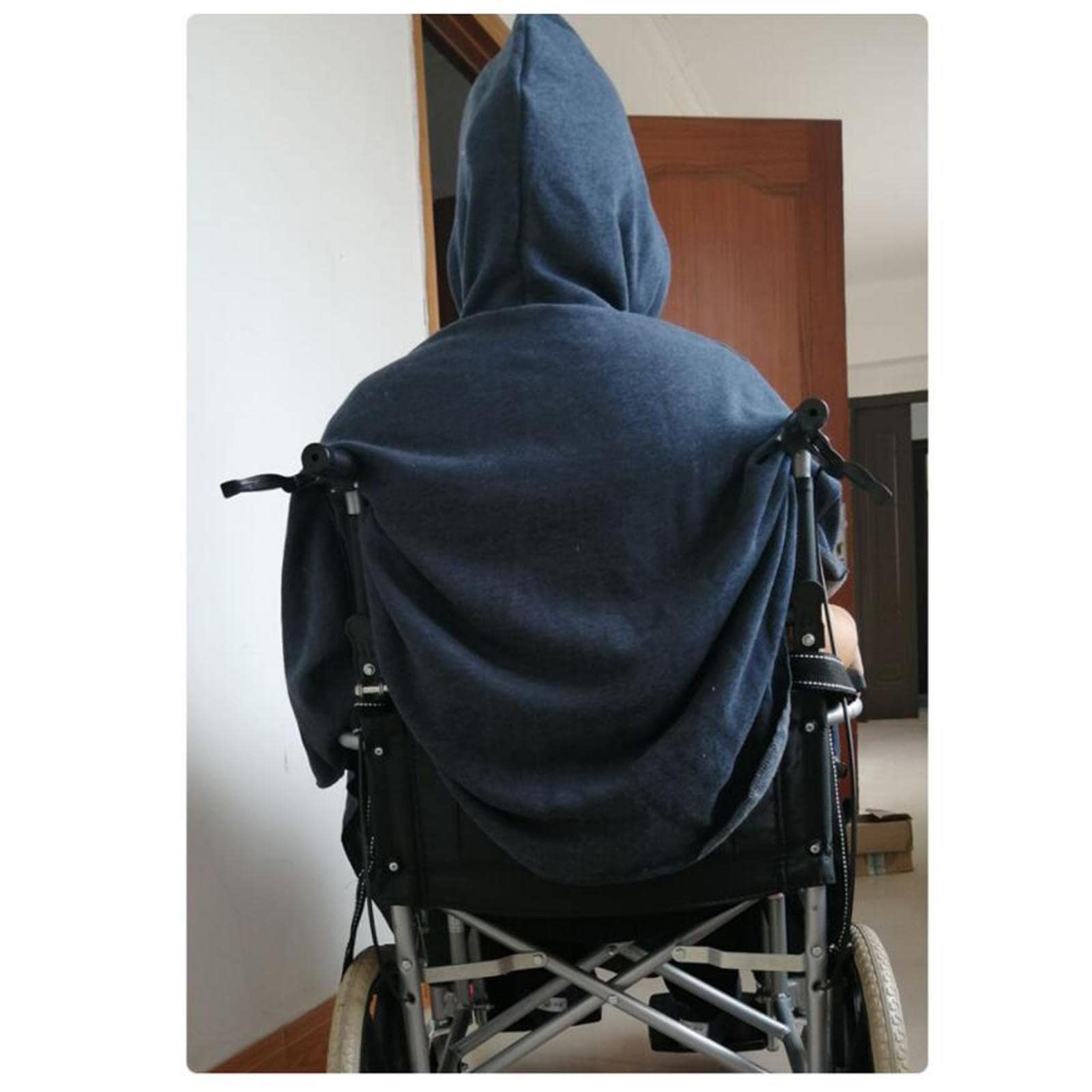 Perfeclan Hot Rollstuhl Ponchos mit Kapuze ärmellose Mäntel für Erwachsene, Violett Männlichen