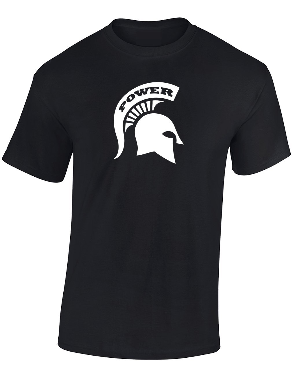 JLB PrintPower Spartan Helmet Cool Premium Quality Regular Fit T-Shirt Top for Men and Teens