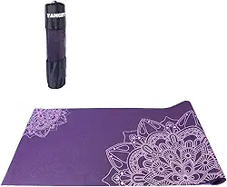 Tapete Yoga Mat Pilates PVC Ecológico 5mm Mandala Yangfit