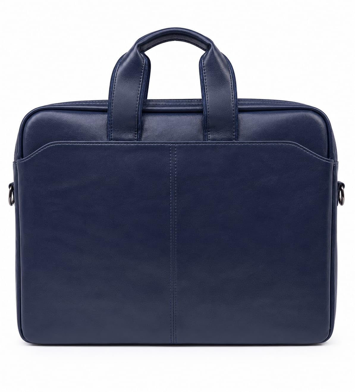 Laptop Briefcase Bag for Men & Women, Professional Office Work Bag with Dual Handles, Front Pocket & Shoulder Strap, Stylish Business Laptop Bag for Office, Travel & Daily Use – Navy Blue-image-6