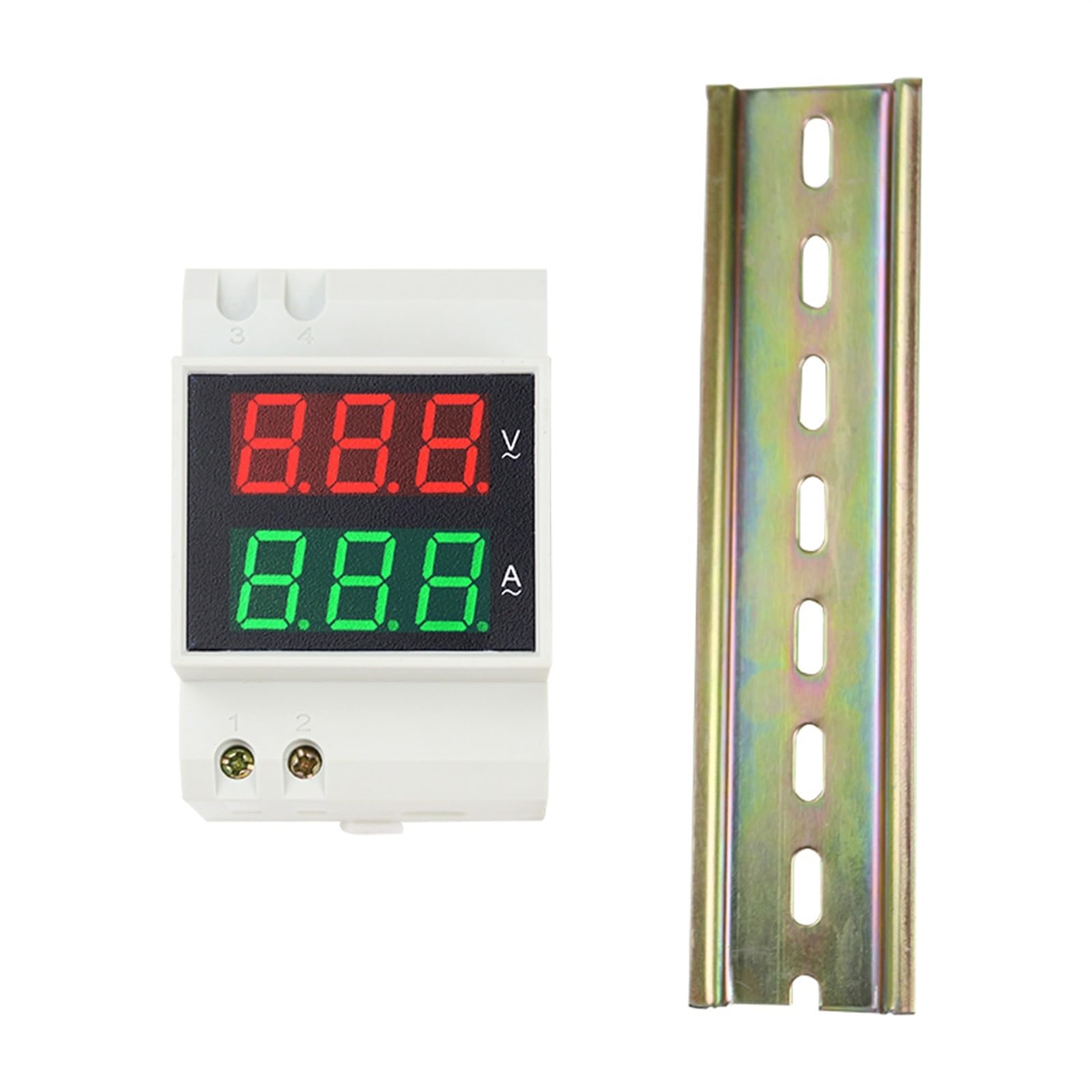 MOBYAT D52-2042 AC amperímetro voltímetro AC80-300V 200-450VLED medidor multifunción de energía eléctrica Digital 1 Uds (Color : External CT, Size : AC200V-450V)