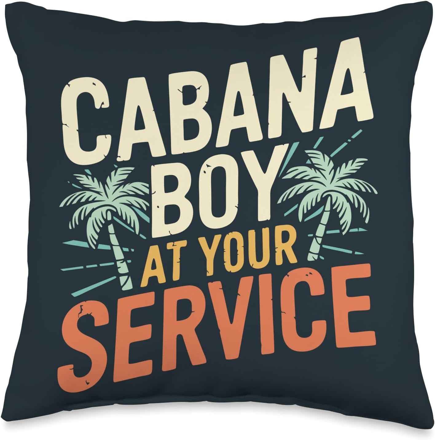 Cabana Boy Throw Pillow
