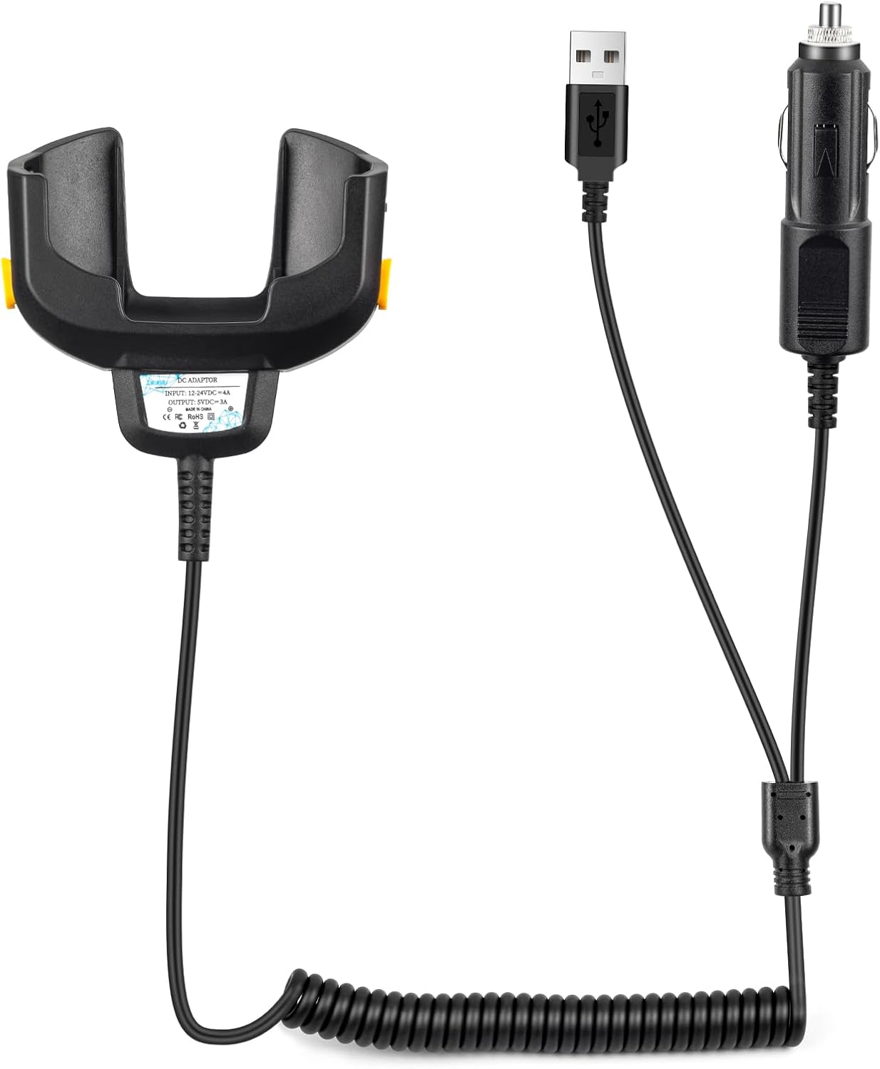 Sicimly Tc77 2in1 USB and Car Quick Charger Cable for