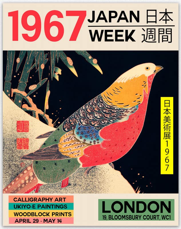 Art mural japonais pour transformer un mur vide en espace esthétique vintage 1967