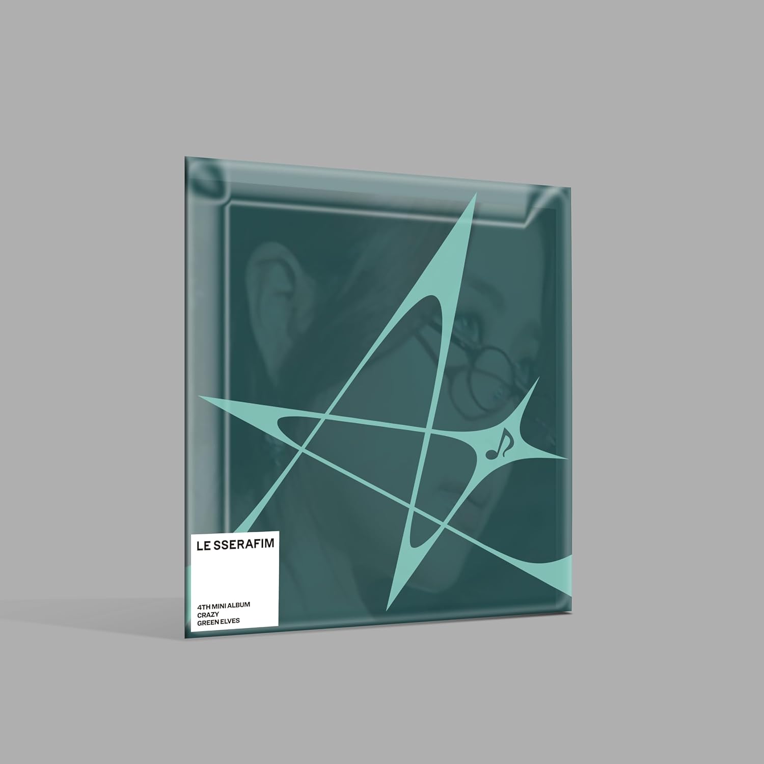 LE SSERAFIM 4th Mini Album [CRAZY] Compact GREEN ELVES