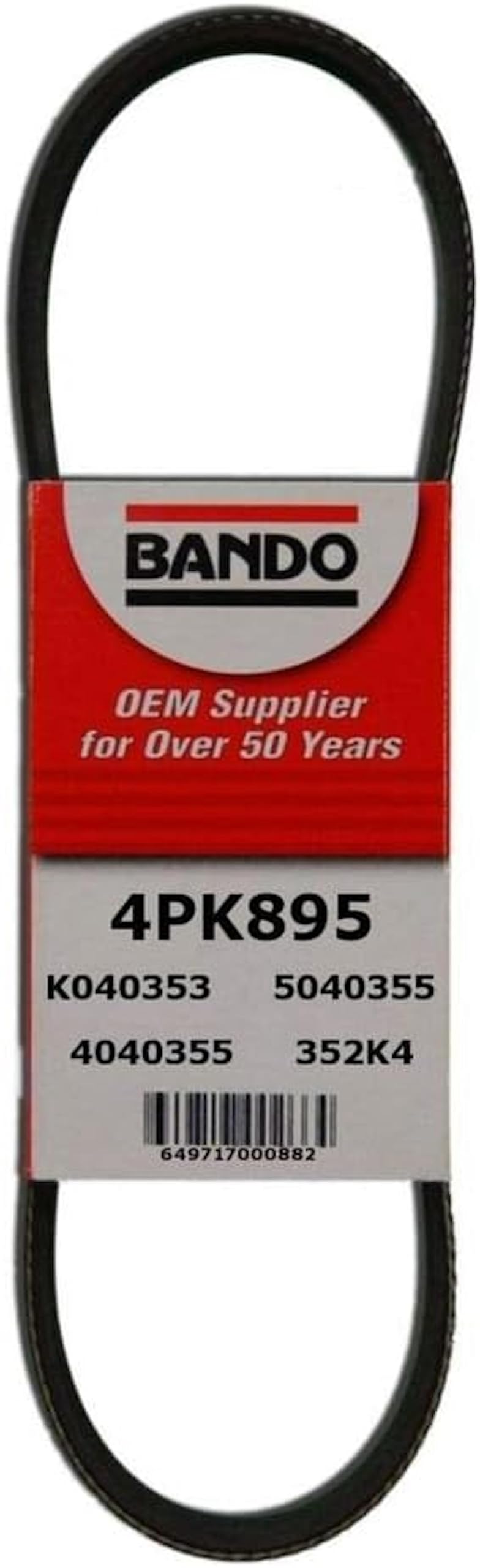 Amazon.com: ban.do 4PK895 OEM Quality Serpentine Belt