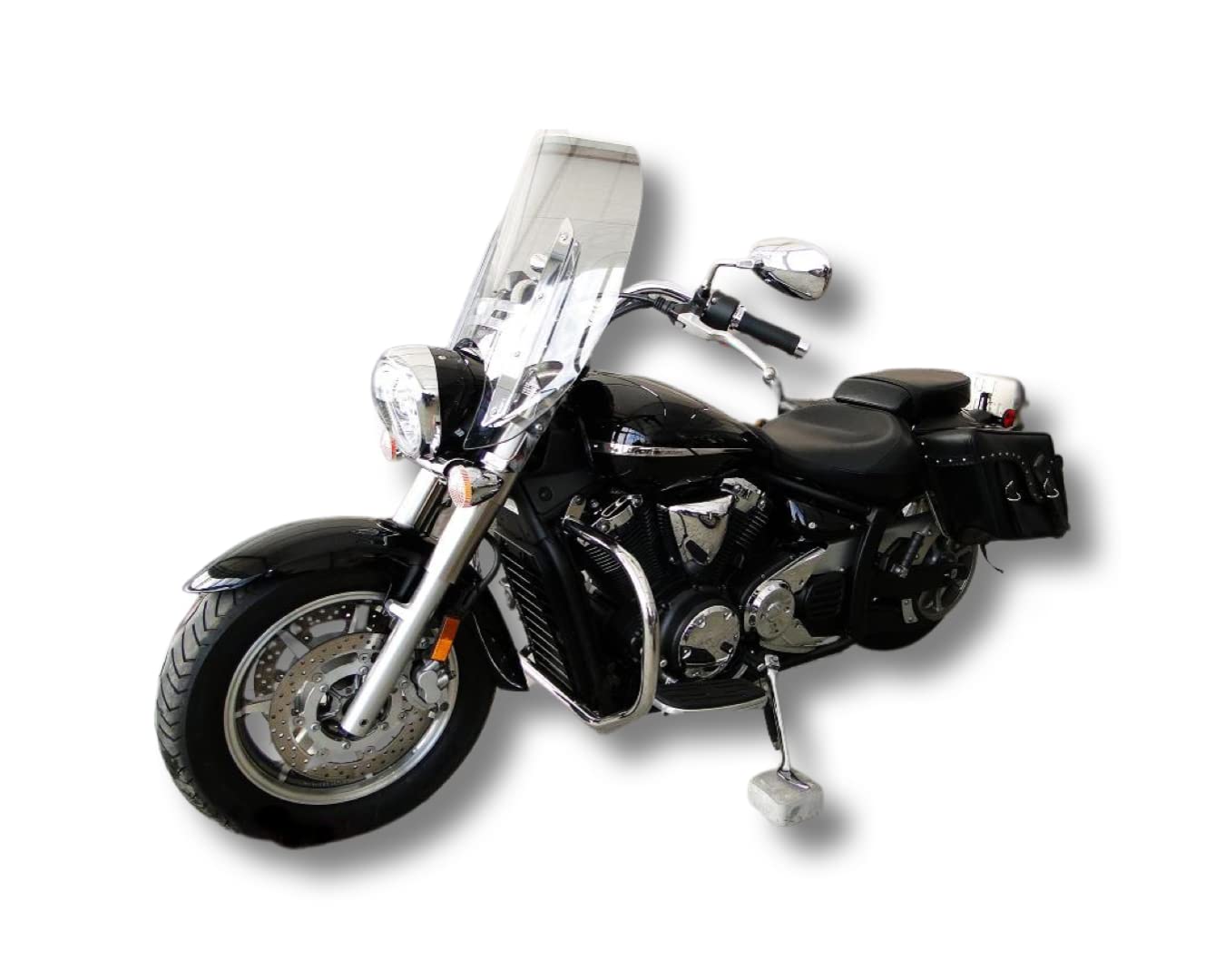 BM UK | XVS1300 | Protección de motor de acero Protector de barra de choque de acero inoxidable - Yamaha XVS 1300 Midnight Star (V-Star)