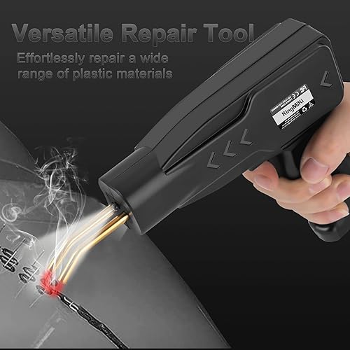 Miniatura 5 de Soldador de plástico de 220 W, kit de soldadura de plástico de 200 grapas, proyectos de bricolaje, reparaciones de automóviles, kit de soldador de