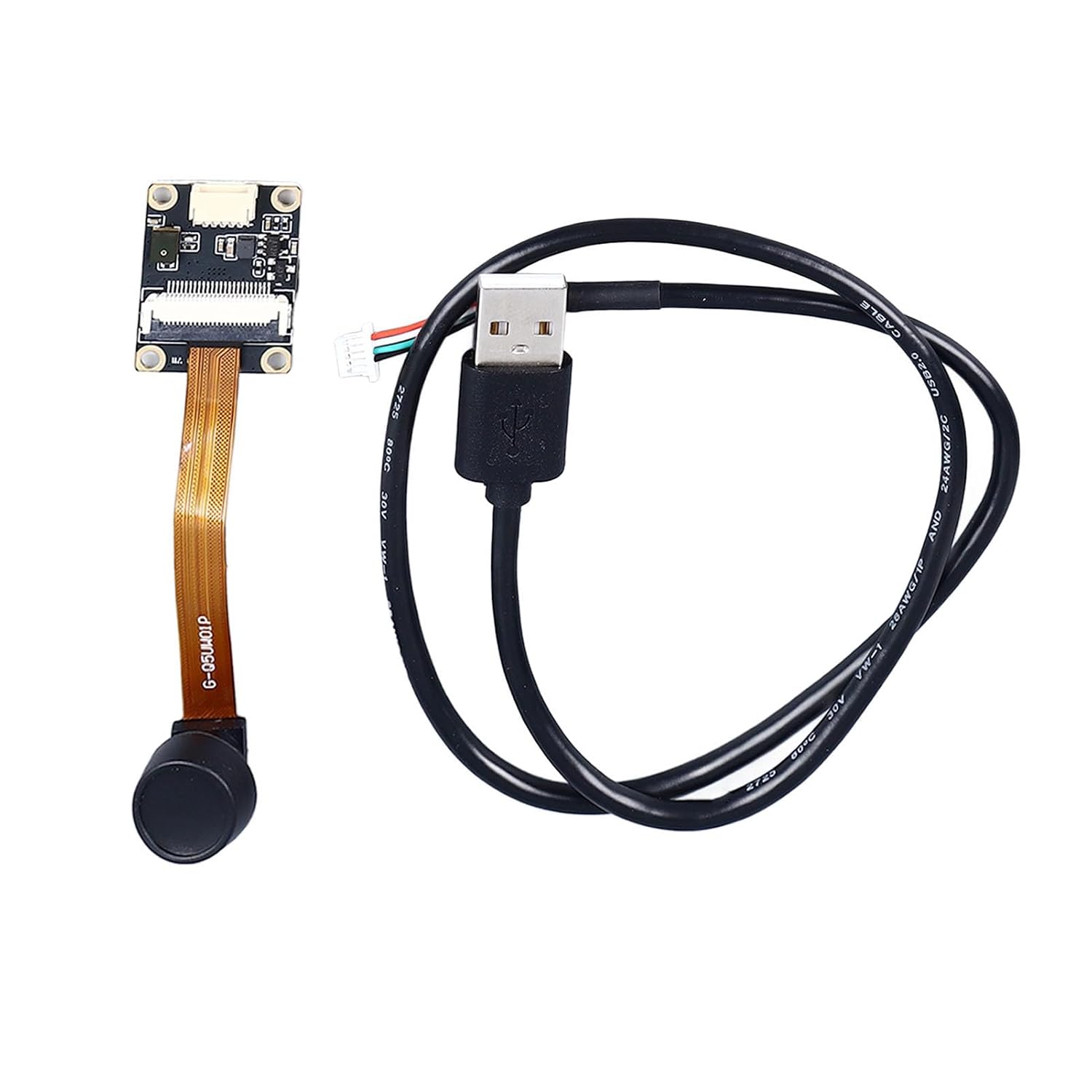 5MP 2K USB Camera Module OV5640, 160 Degree Wide Angle High Resolution Imaging USB Camera Board for Laptops, Industrial Equipment, WinXP, OSX,