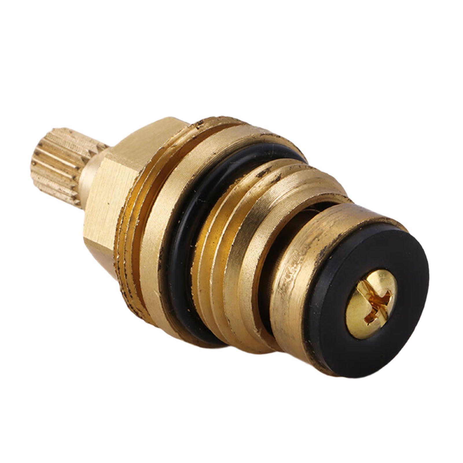 Faucet Cartridge Brass Slow Opening Spool Tap Valves Spool Faucet Hot and Cold Water Tap Valves Cores Parts Hot and Cold Water