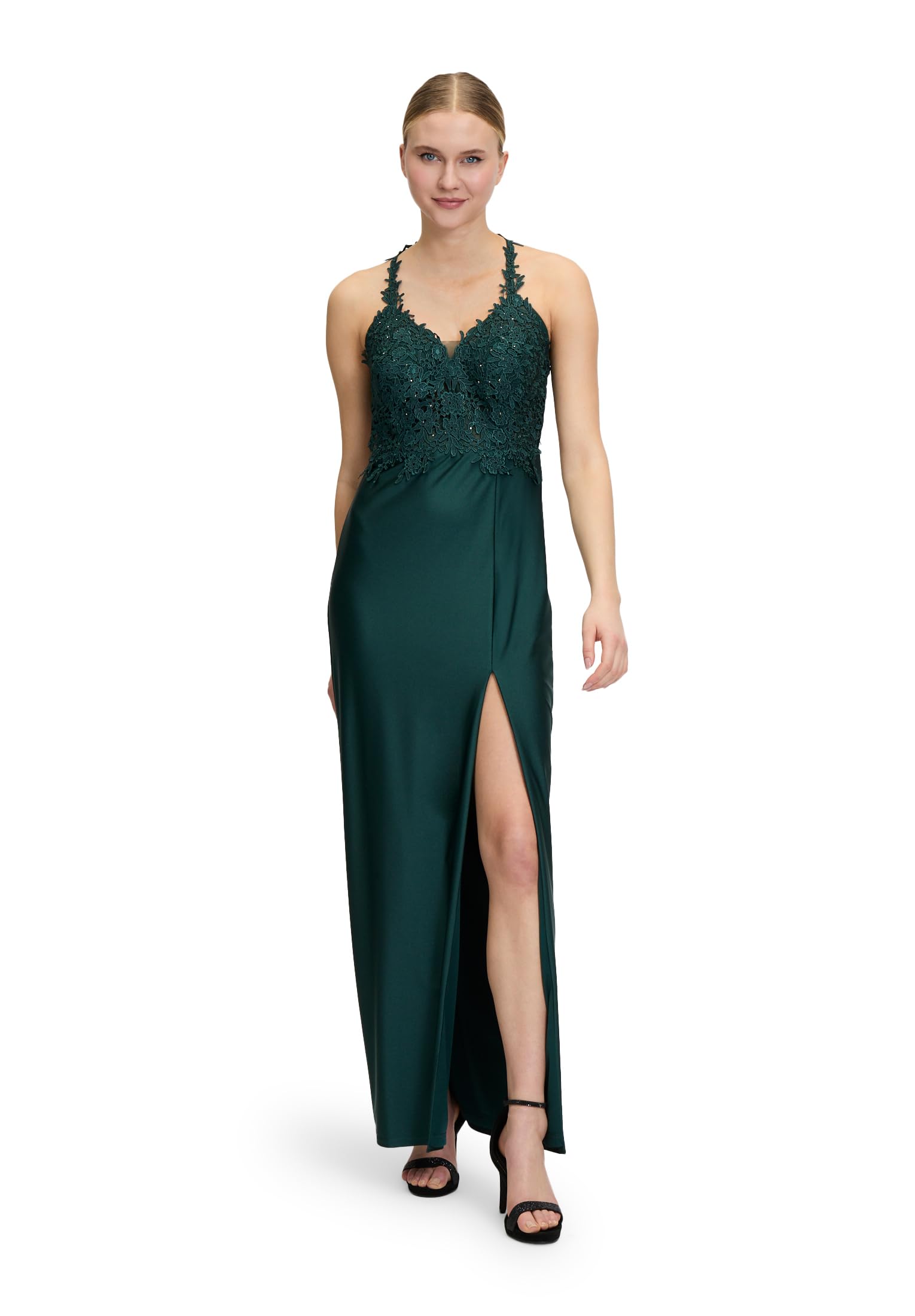 Vera Mont Damen Abendkleid mit Strass