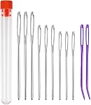 Large Eye Blunt Needles, Darning Yarn Tapestry Needle for Knitting Big Eye Blunt Yarn Sewing Wool Needles for Hand Sewing Crochet 11 Pcs