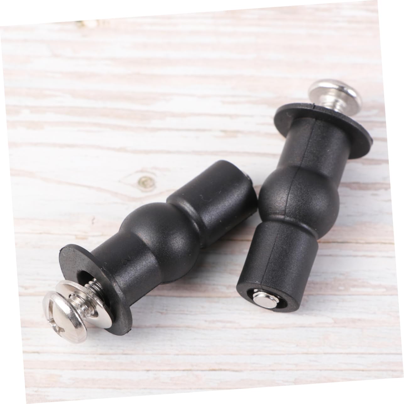 Tacos de expansión de metal, 2 herramientas de goma para inodoro, accesorios de inodoro, tornillo, expandir (As Shownx2pcs, 4 x 1.4 cm x 2 unidades)