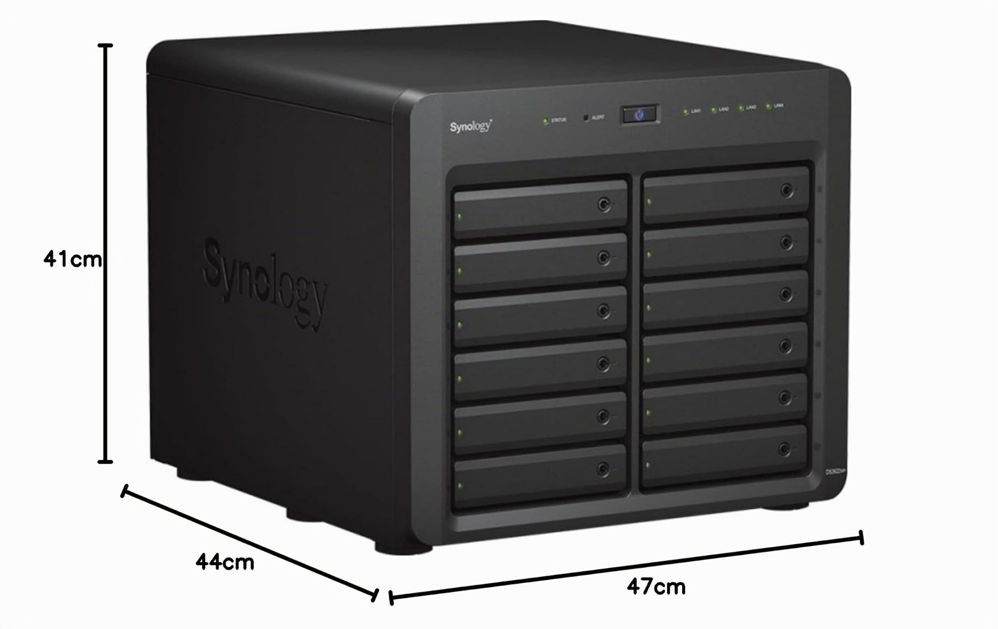 Synology DS3622XS+ NAS Server 12-Bay, schwarz