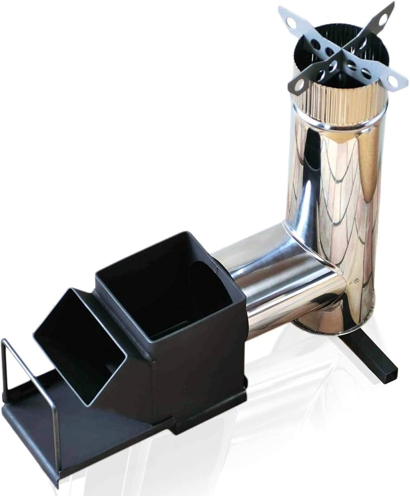 焚火アタッシュ『わんこ』 ロケットストーブ 防災セット | アルミケース付き