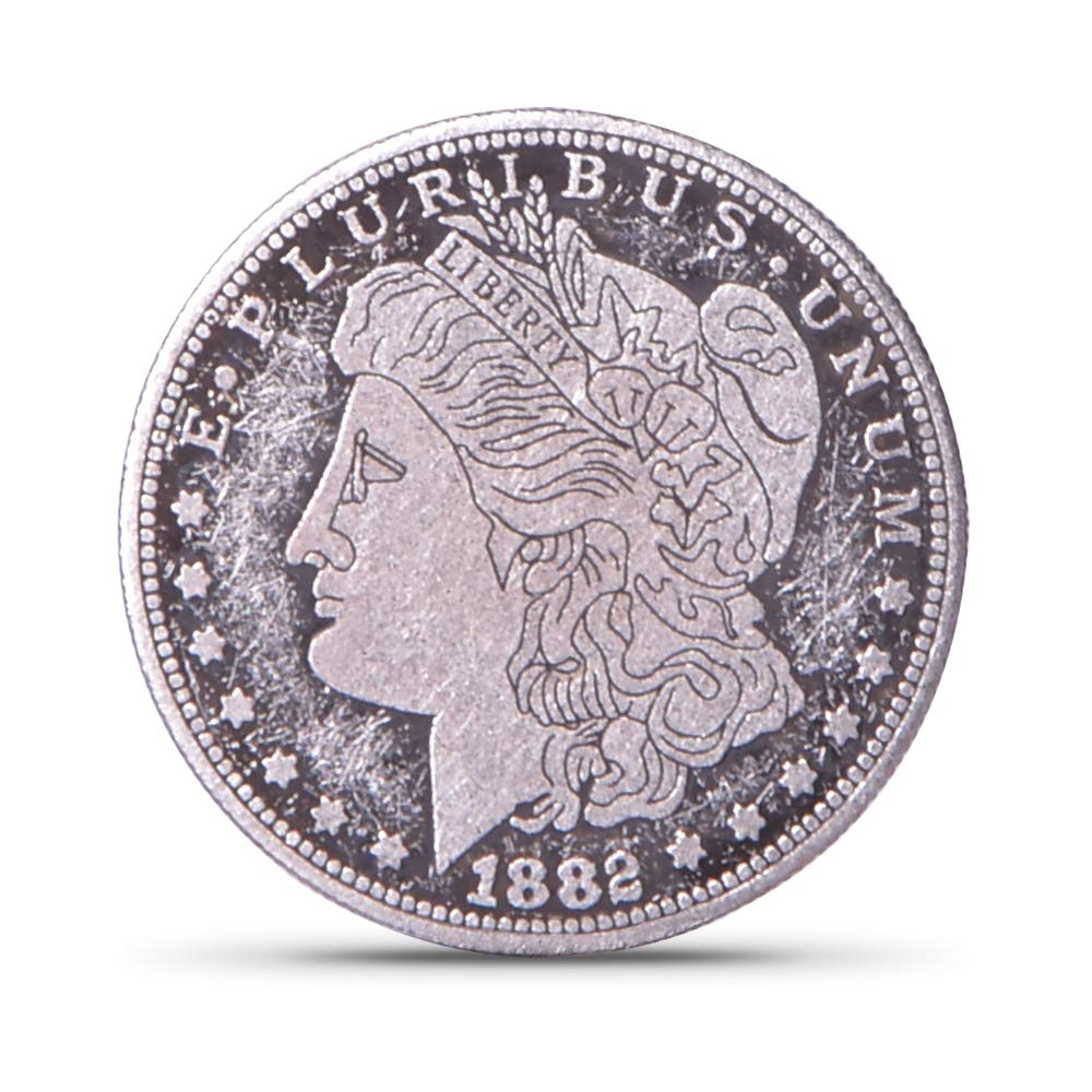 Valentine Magic Coin 1pc Steel Morgan Dollar (3.8cm Dia) Magic Tricks Close  Up Props Accessories Illu Disappearing Coin Trivk