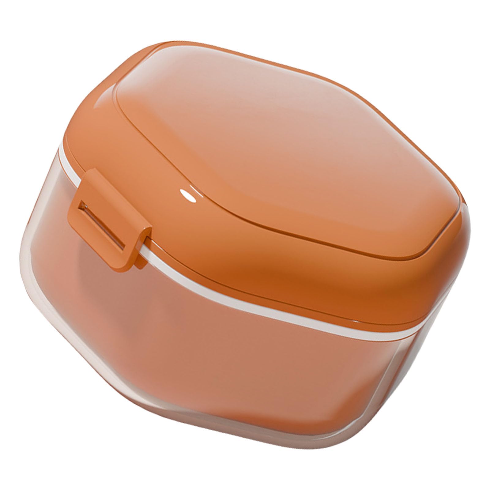 HZBB Friendly Denture Cleaning Box Teeth Aligner Case with Strainer Portable Retainer Storage Container Dentals Hygiene Organizers