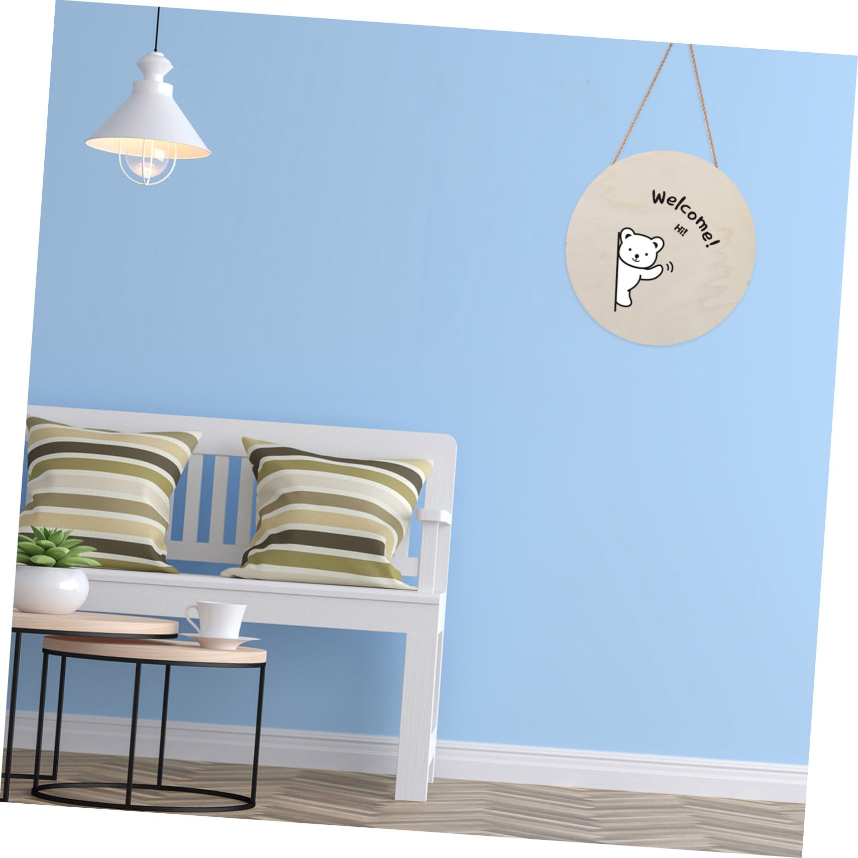 STOBOK 3 Sätze Hausnummer Led-streifenlichter Wohnkultur Hängendes Hausschild Wandtattoos Tür Künstlicher Farn Neon Anlage Außen Zeichen Kleiderbügel Zahlen Party Holz 2 Stück * 3