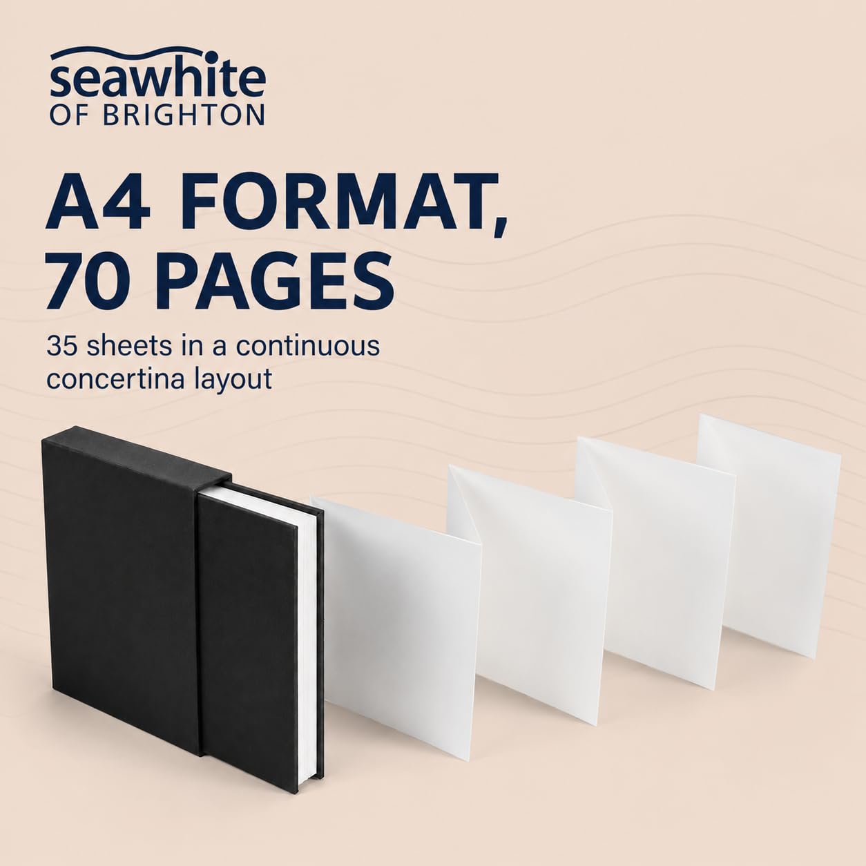 Seawhite Concertina - Cuaderno de bocetos A4