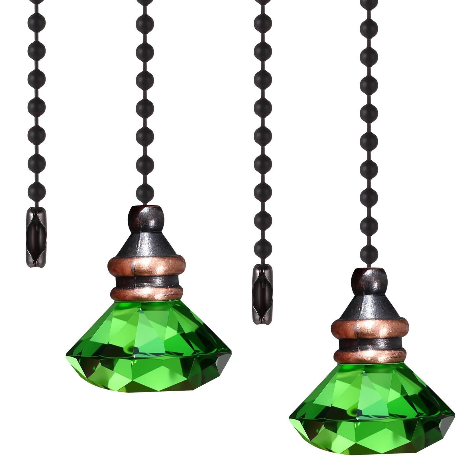 Rainbow Crystal Ceiling Fan Pull Chains - 2 Pack -9