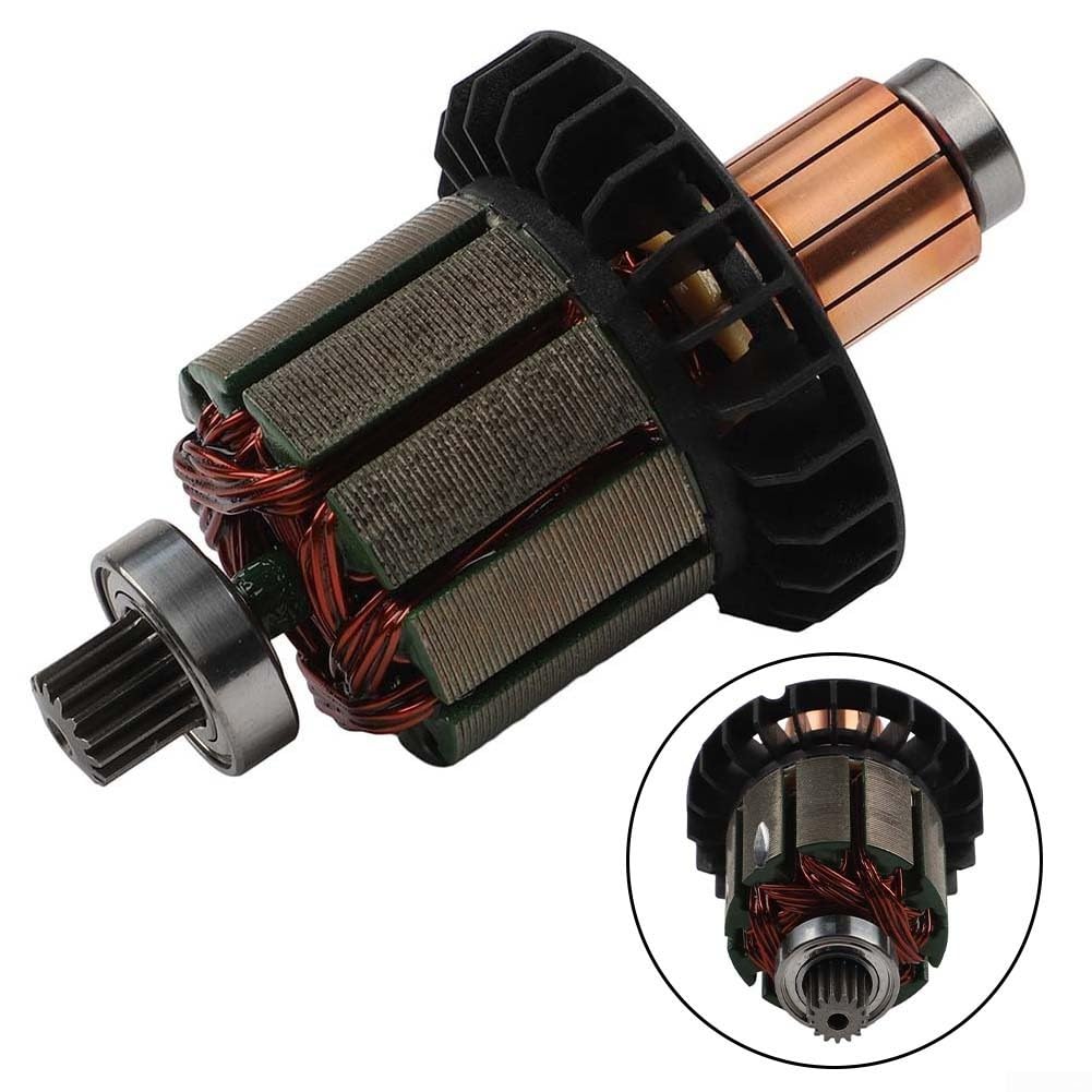 Armature 619583-5 619380-9 Compatible avec DDF482 DHP482 DHP482RAE DHP482Z DDF482RME DHP482RME DHP482RME Métal usiné antirouille résistant à l'usure OEM pour perceuse sans fil 18 V