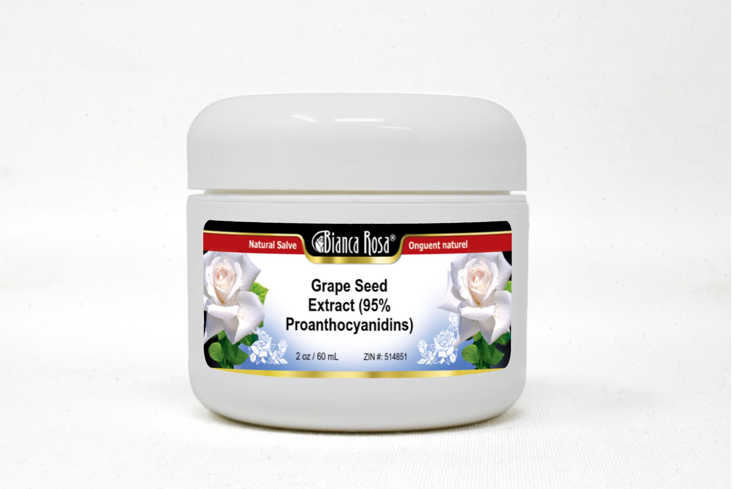 Bianca Rosa Grape Seed Extract 95 Proanthocyanidins - Salve Ointment 2 oz ZIN 514851 - 3 Pack