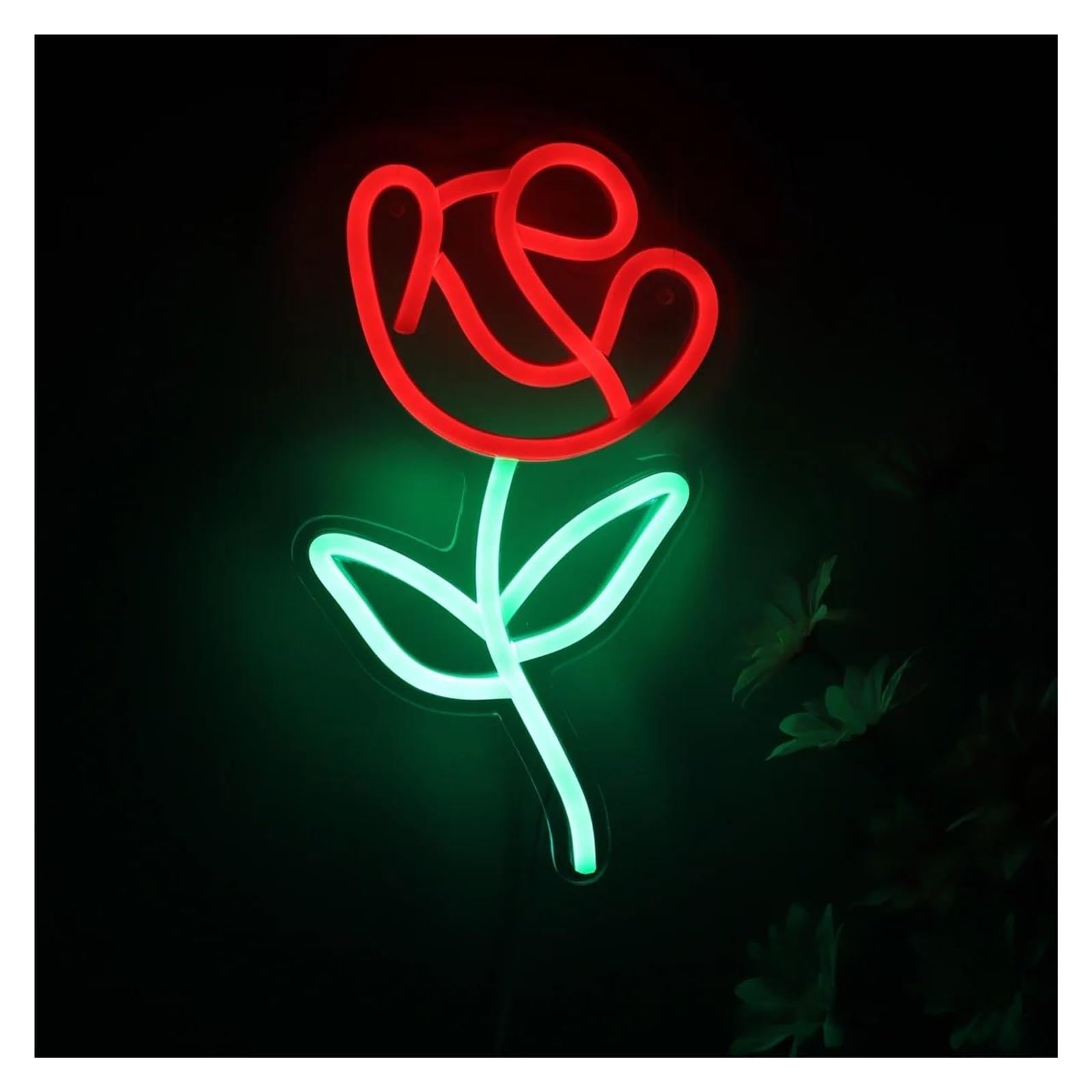 Luci al neon Fiore di per rosa per insegna per neon per alimentazione per USB dimmerabile