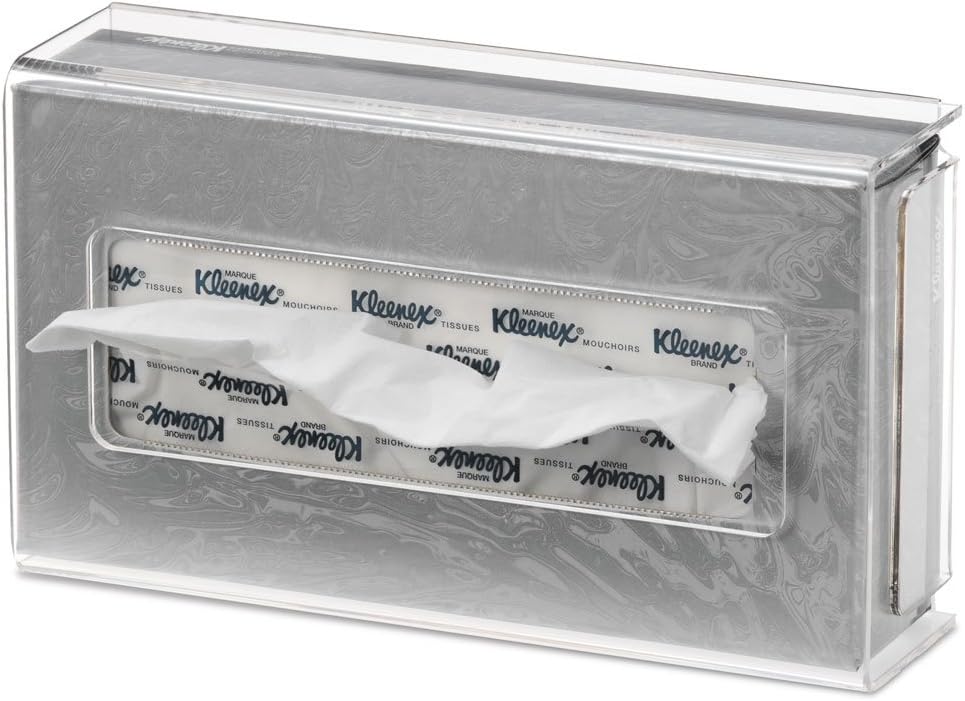 Clearform ML7083 Clear Acrylic Tissue Box Holder, Wall-Mount