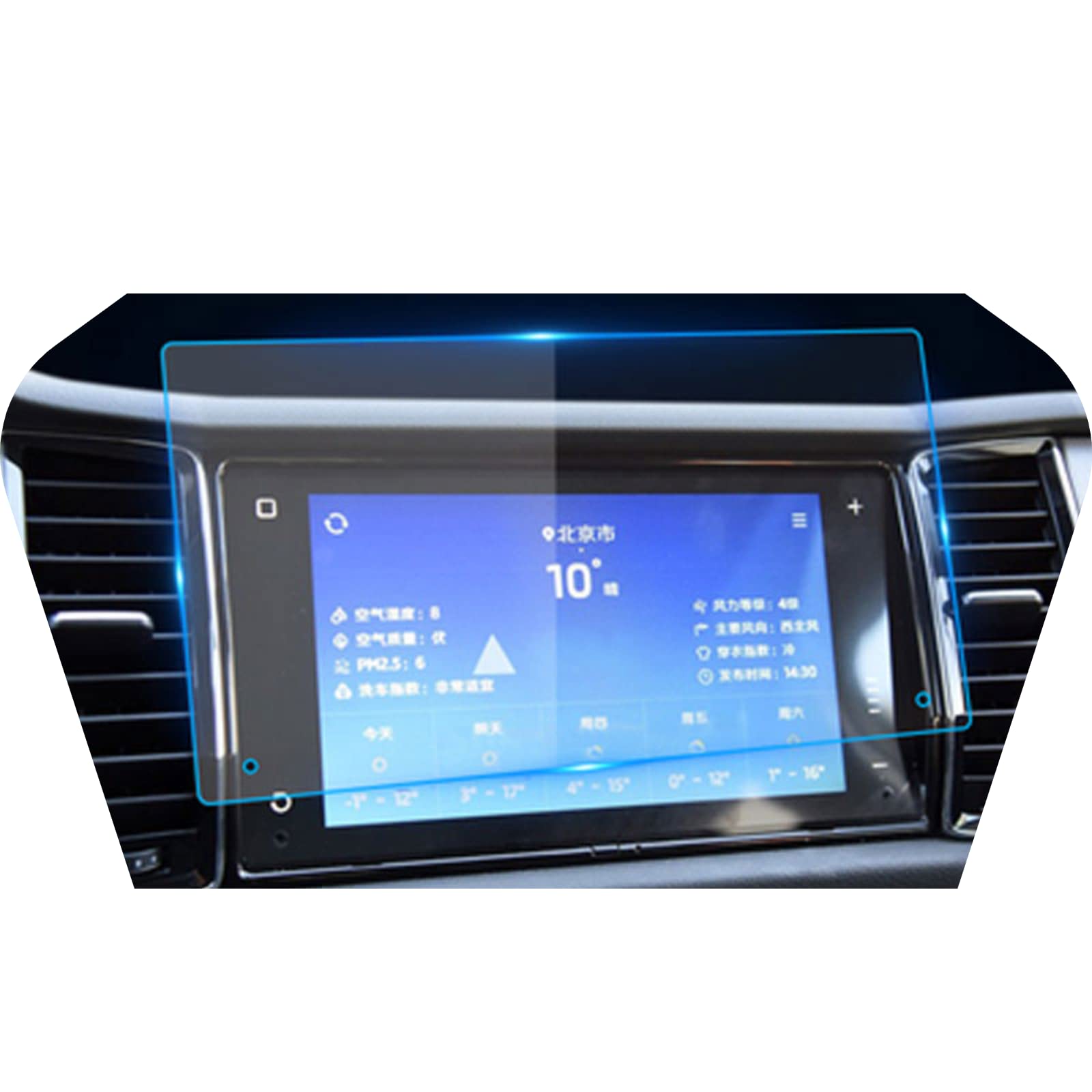 Film protection verre trempé Skoda Kodiaq anti rayure GPS tactile