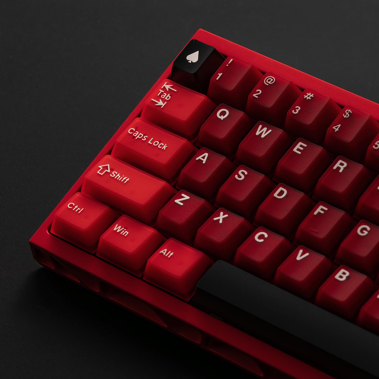 164 Tasten PBT Doubleshot Keycaps Braune Transluzente Tastenkappen Tastenkappen Fit für 61/64/87/104/108 Cherry Mx Schalter Mechanische Tastatur