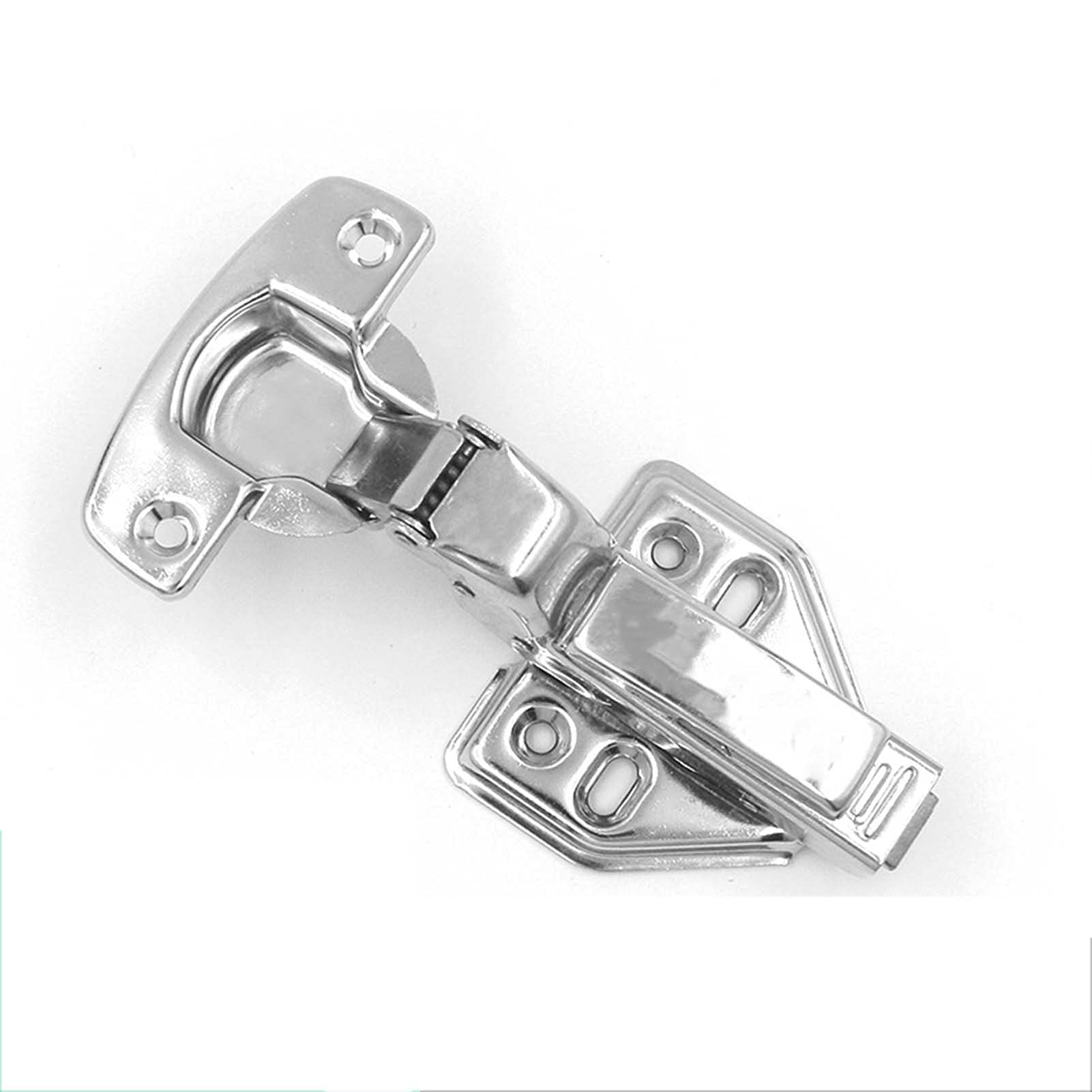 8 Pcs Cabinet Hinges, Soft Close Kitchen Cupboard Door, 95-110° Rustproof and Corrosion Resistant Concealed Furniture for Bathroom,Big Bend