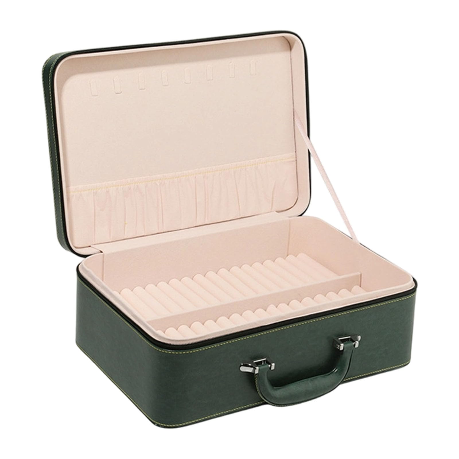Capacity 36 Compartment Wristband Organizers in PU Leather for Safe Keeping Jewelry Shop Planner