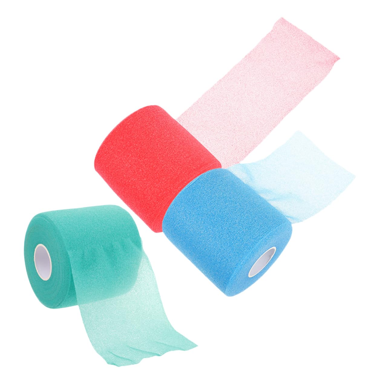 PartyKindom 3Rolls Breathable Athletic Wrap Tapes Elastic Joint Protection Bandages for Sports Comfortable Support for Running Weightlifting Yoga