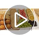 4-Pack Plastic 16" x 11" Large White Serving Trays Set - Reusable Serving Platters for Cookie, Appetizer, Charcuterie, Snack, Dessert, Party Food Display - Stackable Kitchen CounterTop Tray, BPA Free - Image 8