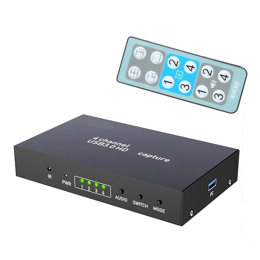 Amazon.co.jp: キャプチャーボード、 4x1 HD 1080P 60fps USB3.0