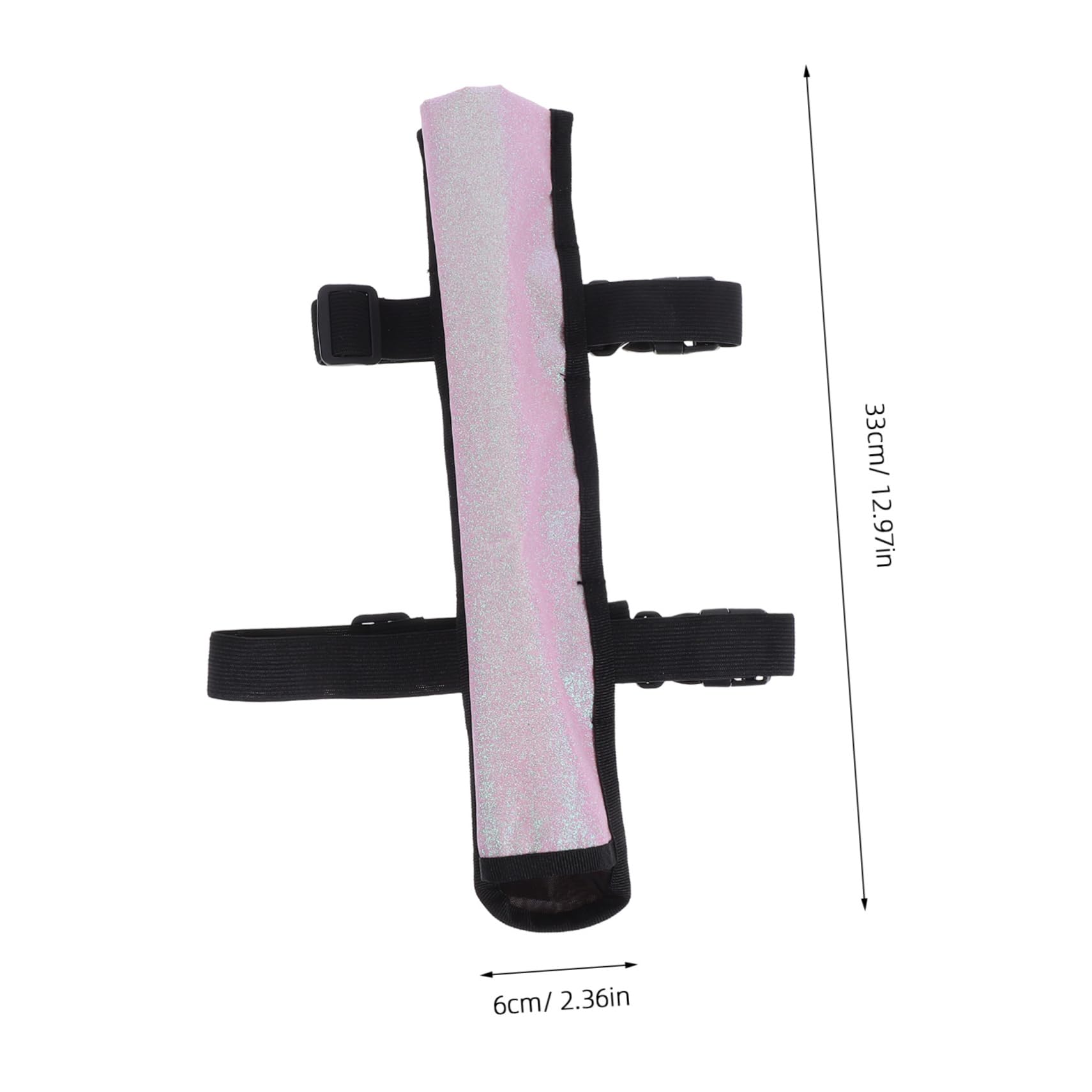 FONDOTIN Folding Hand Fan Bag with Adjustable Thigh Strap Portable Canvas Holder for Kung Fu Tai Chi Festival Display Rave Gear and Dance Performance