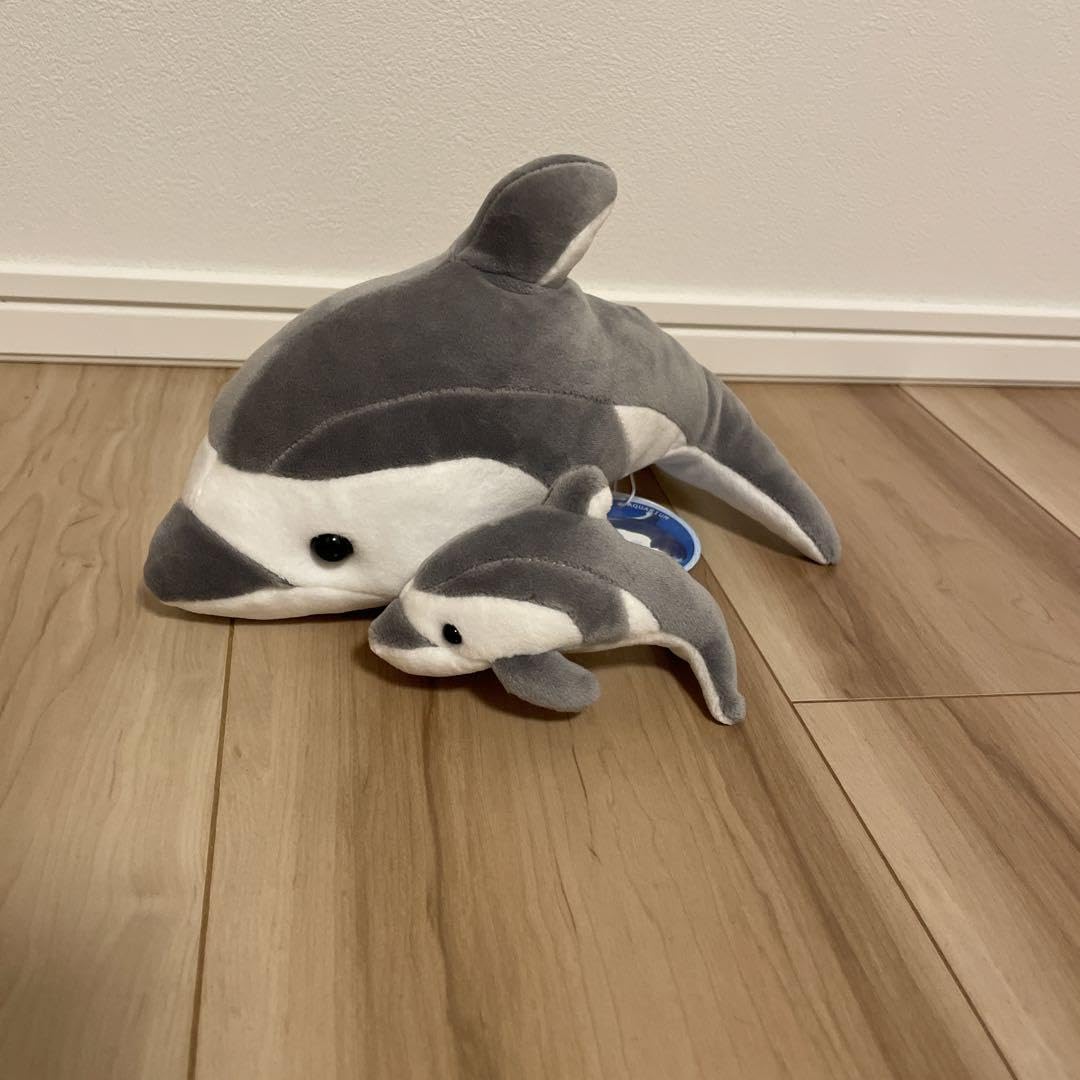 Amazon.co.jp: 新潟水族館 カマイルカ親子 ぬいぐるみ : おもちゃ