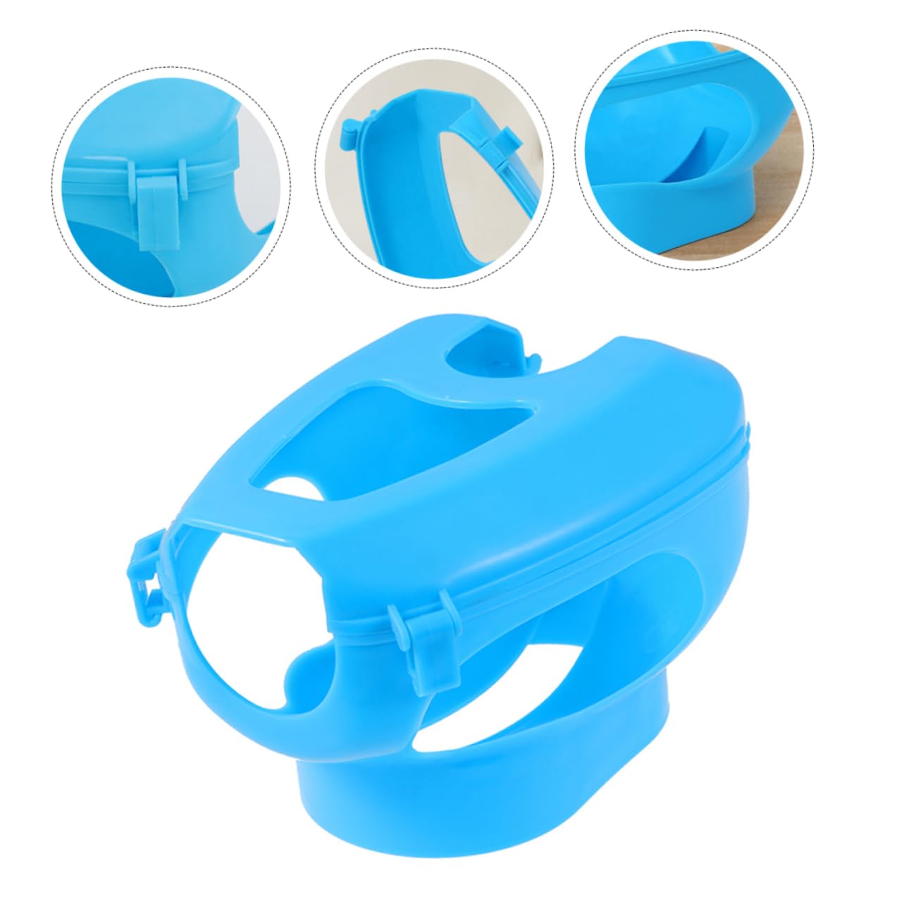 BESPORTBLE Fijadores para Palomas 6piezas Soporte Fijo de PP para Inyección y Alimentación Anillo para Patas, Práctico para Observación y Manejo Cómodo