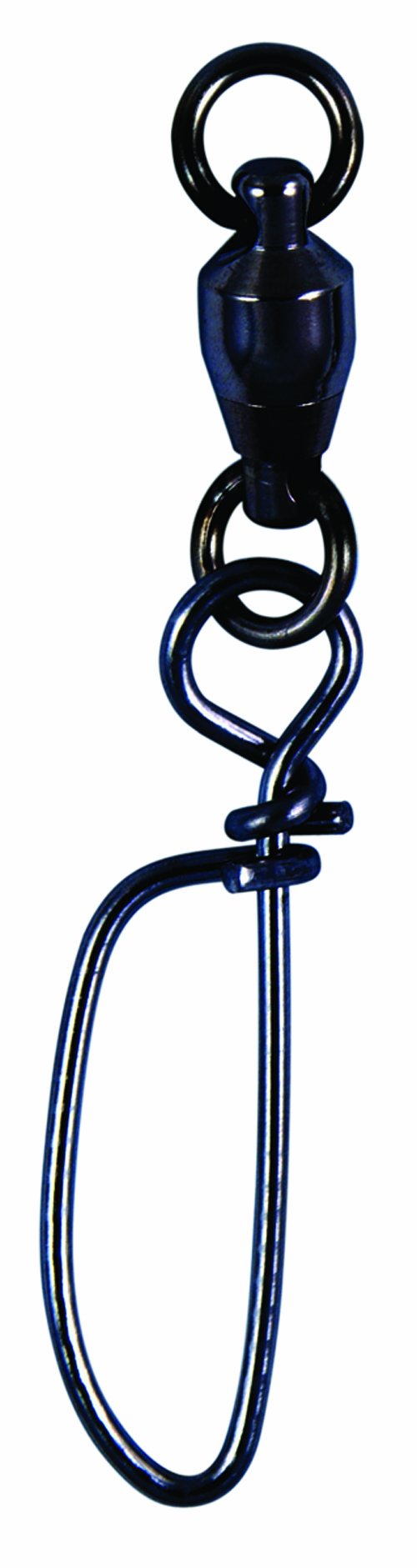 Ball Bearing Swivel, 2 Welded Rings - Black 6/300