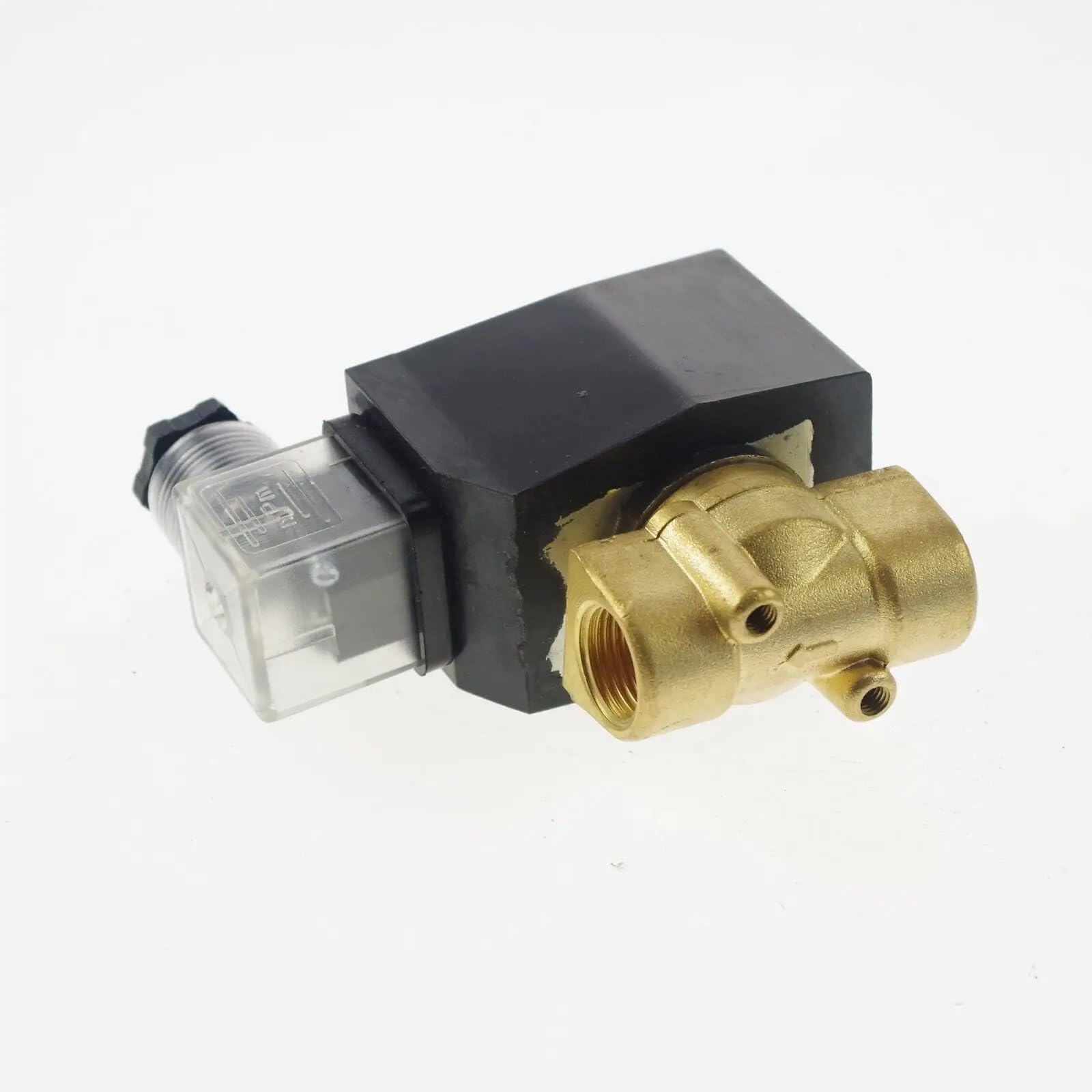 2-drożny zawór elektromagnetyczny BSPP NC mosiężny 3/8" 12V DC 24V DC 110V AC 220V AC, metan, propan, przyłącze gazu, paliwa, powietrza i wody (24V)