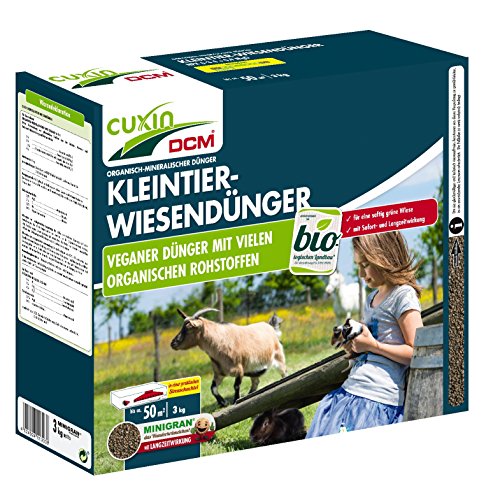 Preisvergleich Produktbild Cuxin Kleintier Wiesendünger 3 kg Hamster Hühner Meerschweinchen Weidendünger
