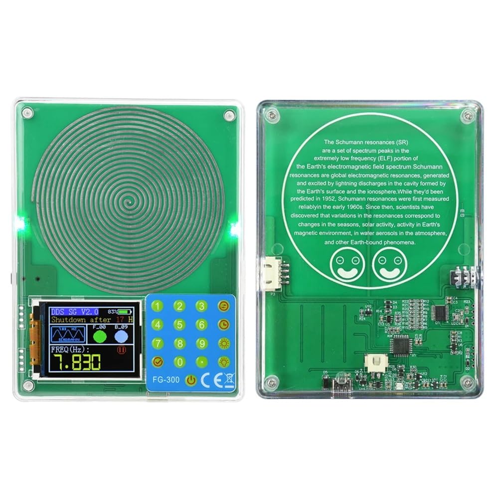 Générateur de Signal D'Écran FG-300 DDS ANGES SAVE de SAWS SACE SLACE 0,001 Hz à 200 KHz 1,8 "Affichage de Couleur B（Pile non incluse）