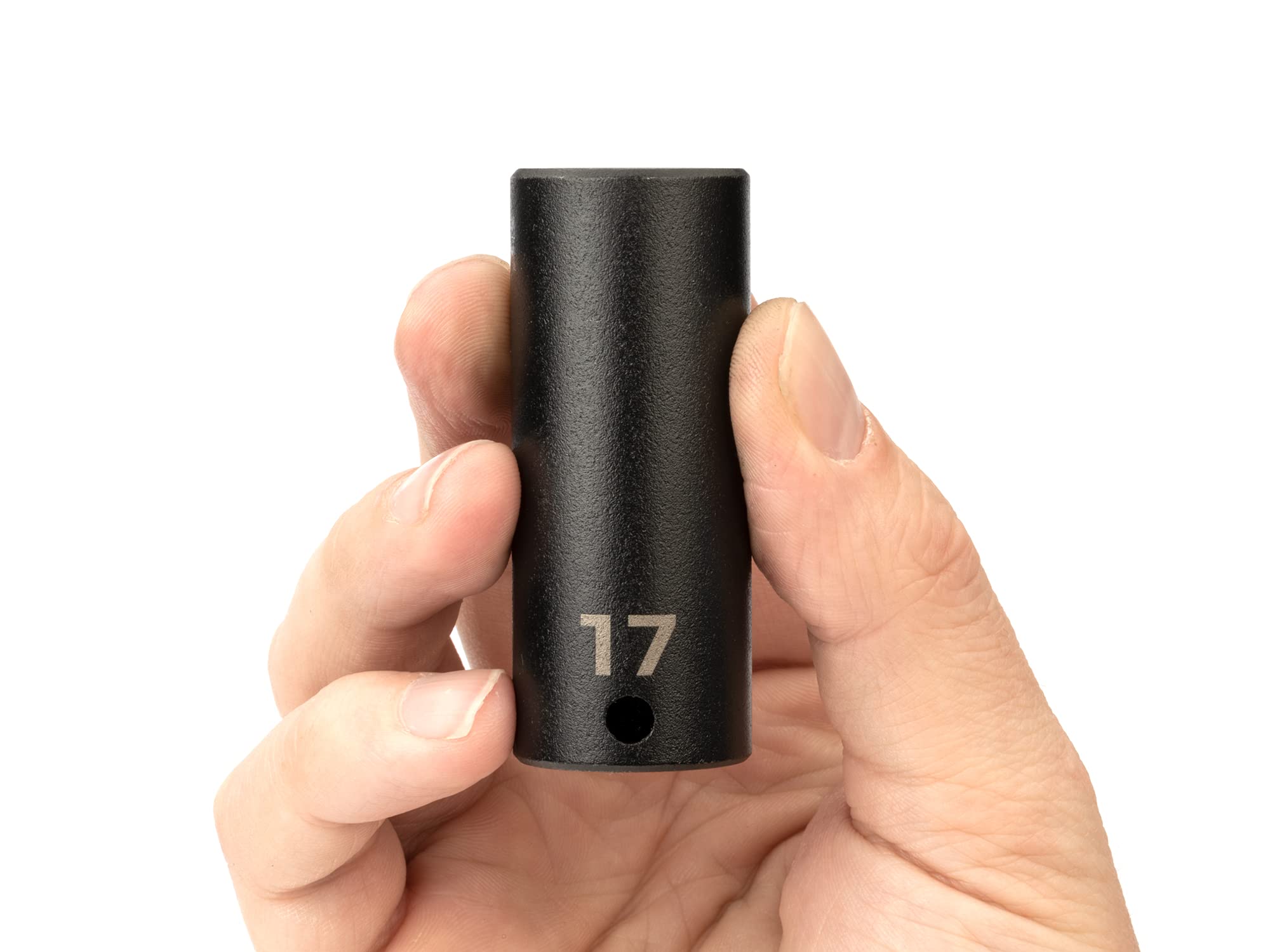 TEKTON 3/8 Inch Drive x 17 mm Deep 6-Point Impact Socket | SID13117