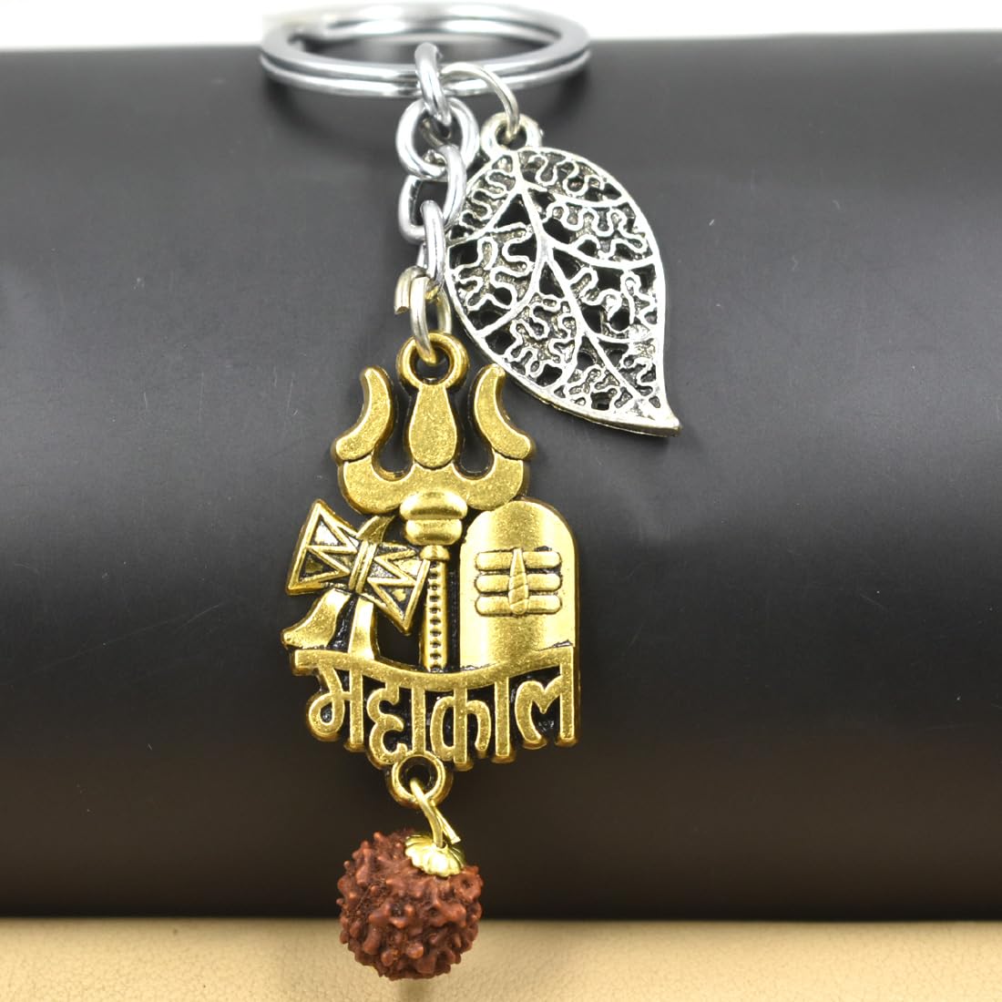 Religious Symbol Om Evil Eye Keychain for Men and Women-image-34