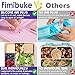 Fimibuke Chill Bento Box for Kids Adult, Leak Proof Toddler Lunch Box with Ice Pack Keep Food Cold, BPA Free 4 Compartment Lunch Container with Utensils for Girl Boy School, Microwave Dishwasher Safe